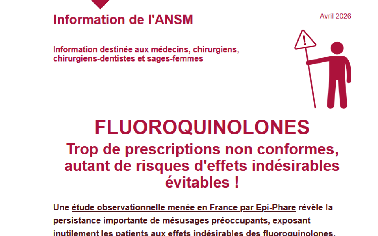 Fluoroquinolones - trop de prescriptions non conformes .png