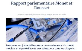 Rapport parlementaire Monet et Rousset 