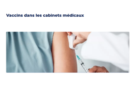 Vaccins dans les cabinets médicaux
