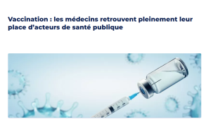 Communiqués de presse - Vaccination