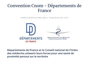 Convention Cnom - Départements de France