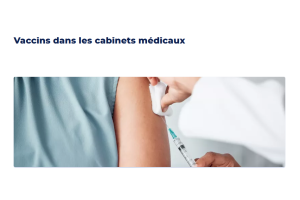 Vaccins dans les cabinets médicaux